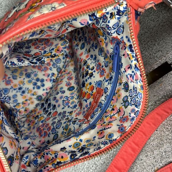 Vera Bradley Carson Mini Hobo Crossbody Shoulder Bag in Retired Coral Floral - Picture 8 of 10